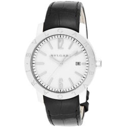BVLGARI BVLGARI（ブルガリブルガリ）ホワイト 自動巻き メンズ 並行輸入品 2年保証 BB41WSLD