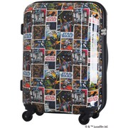 ジッパーハードケース 36～41L STAR WARS(スター・ウォーズ) コミック ブラック HAP2016-48 SW9