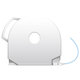 3Dプリンタ キューブプロ専用カートリッジ Cube Pro Cartridge ABS Glowing Blue 401421-01