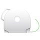 3Dプリンタ キューブプロ専用カートリッジ Cube Pro Cartridge ABS Green 401413-01