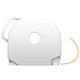3Dプリンタ キューブプロ専用カートリッジ Cube Pro Cartridge PLA Neon Orange 401394-01