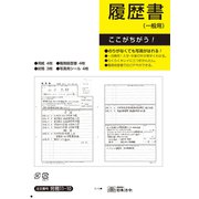 履歴書 職務経歴書つき B4サイズ 4枚入 労務 11-10