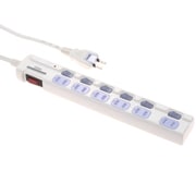 00-1139 ブレーカー雷ガード付き節電タップ 6個口 2m HS-T1139W