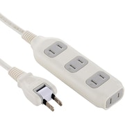 HS-T1277W [00-1277 ホコリ防止シャッター付き 安全タップ 4個口 2m]