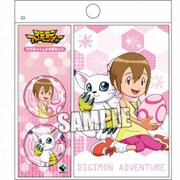 マグネット＆メモ帳セット デジモンアドベンチャー ヒカリ＆テイルモン [キャラクターグッズ]