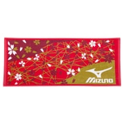 32JY630162 [Made in Japan 今治フェイスタオル レッド （UNISEX）]