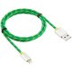 Lightning＋micro-USBケーブル DCBLKJP BOOMPODS 1m GREEN DCGRNJP