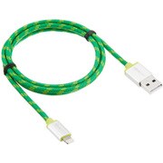 Lightning+micro-USBケーブル DCBLKJP BOOMPODS 1m GREEN DCGRNJP