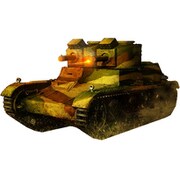 ポーランド軍・7TP軽戦車・双砲塔機銃搭載型 [1/72 ミリタリーシリーズ]