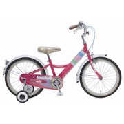 幼児用自転車 ブランシティ181-I 18型 変速なし ダークピンク MK-16-003