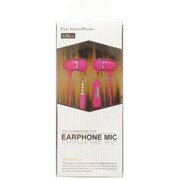 IESM-SP601PK [スマートフォン用ステレオイヤホンマイク 通話スイッチ付 ピンク]