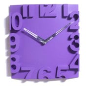掛け時計 アートクロック A-04 violet