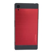 Xperia Z5用ケース INO METAL CASE ワインレッド