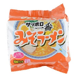 ヨドバシ.com - サンヨー食品 サッポロ一番 みそラーメン 100g×5食入り