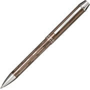 メタリノ-4 3色(黒・赤・青)油性ボールペン 0.7mm+シャープペンシル 0.5mm ブラウン 16-0222-280