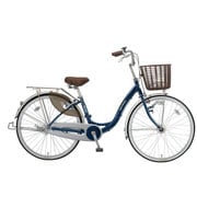 シティサイクル Curl-alumi(カール) 24型 変速なし 青系エナメル オートライト仕様 BAA基準適合 CUALP24F2