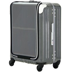 スーツケース TRAVEL SOLAR 旅行日数目安：1～2泊 40L TSAロック搭載 機内持ち込み可 フレームキャリー ガンメタ 6706-47GM