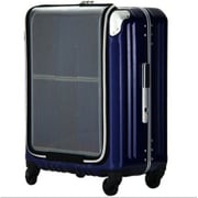 スーツケース TRAVEL SOLAR 旅行日数目安：1～2泊 40L TSAロック搭載 機内持ち込み可 フレームキャリー ネイビー 6706-47NV