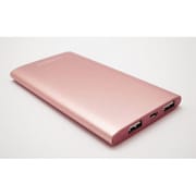 大容量薄型フラットUSBモバイルバッテリー 10000mAh ローズゴールド PSY10000A-RP