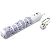 可動式電源タップ シングルタイプ 8個口(回転6+固定2)