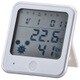 インフルエンザ熱中症注意機能付き 温湿度計 白 TEM-300-W