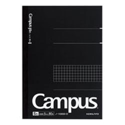 キャンパスノート A5（210×148mm） 方眼罫/罫幅5mm 無線とじ 80枚 ノ-108S5-D