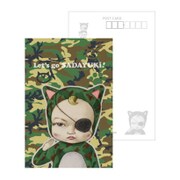 キャラクターグッズ さだゆきポストカード MEISAI 迷彩