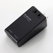 モバイルUSBタップ USBメス×2 ブラック MOT-U01-2122BK
