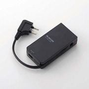 モバイルUSBタップ コード直付タイプ USBメス×1 ブラック MOT-U02-2112BK