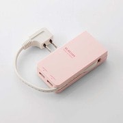 モバイルUSBタップ コード直付タイプ USBメス×2 ピンク MOT-U02-2122PN