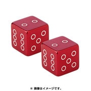 バルブキャップ ダイス レッド 2個入 OT-FR-014