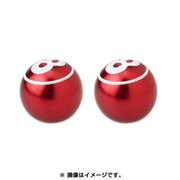 バルブキャップ ボール レッド 2個入 OT-FR-019