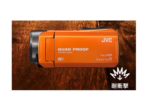 JVC ビデオカメラ Everio R オレンジ GZ-RX600-D-