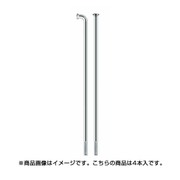 ダブルバテッドスポーク PDB 1415 266mm J-BEND シルバー 4本入 SK-TV-165