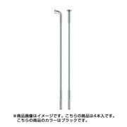 ダブルバテッドスポーク PDB 1415 296mm J-BEND ブラック 4本入 SK-TV-209