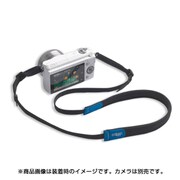 パデットカメラストラップ ブラック/ブルー MW STR-GR BB 25