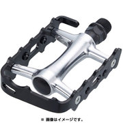 ペダル COLOR SIMPLE PEDAL シルバー/ブラック PD-WG-211