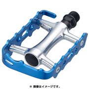 ペダル COLOR SIMPLE PEDAL シルバー/ブルー PD-WG-213