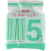 パールエース スティックシュガー パールボー 5g×100本 [グラニュ糖 ファミリーパック]