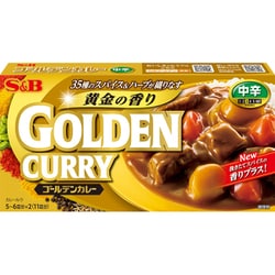 ゴールデンカレー 中辛 198g [カレールー]
