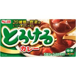 とろけるカレー 中辛 180g [カレールー]