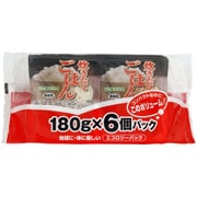炊きたてごはん 180g×6個パック [レトルトごはん]