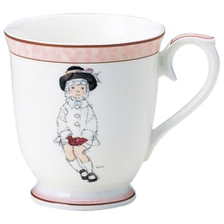 いわさきちひろ マグカップ 290cc こげ茶色の帽子の少女 50673-2635