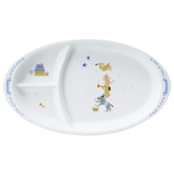 ブレーメン キッズプレート(ブルー) 28cm 7980-5554