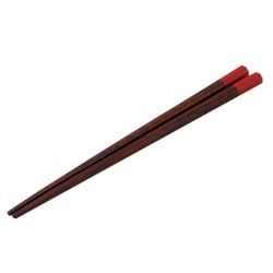 クラウンキッズ こどものおはし 朱 19cm KW596-4