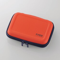 エレコム ポータブルHDDケース(セミハード) オレンジ HDC-SH001DR /l