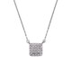 ダイヤモンドネックレス(K18WG D0.10ct ) 0002106613