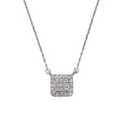 ダイヤモンドネックレス(K18WG D0.10ct ) 0002106613