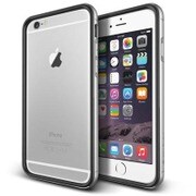 iPhone6S Plus 対応 IRON Bumper アルミ×TPU ハイブリッド バンパー ライトシルバー