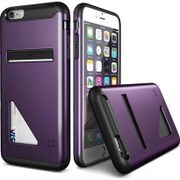 iPhone6S Plus 対応 Mighty Card Defense カードケース 搭載 プラスチック+TPU ハードケース パープル